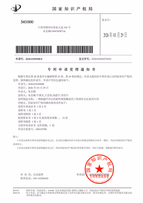 专利证书